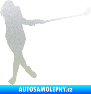 Samolepka Florbal 006 pravá  pískované sklo
