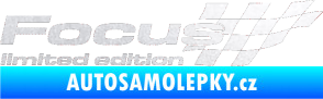 Samolepka Focus limited edition pravá pískované sklo