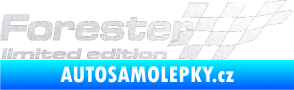 Samolepka Forester limited edition pravá pískované sklo