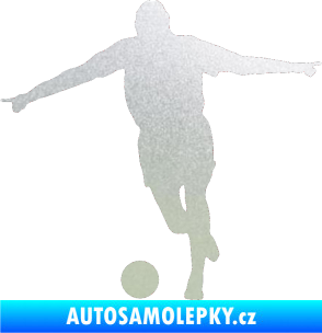 Samolepka Fotbalista 015 levá pískované sklo