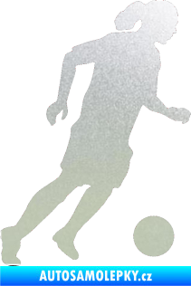 Samolepka Fotbalista 018 pravá pískované sklo
