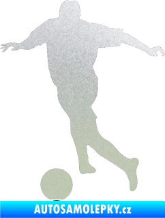 Samolepka Fotbalista 030 levá pískované sklo