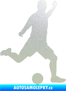 Samolepka Fotbalista 031 pravá pískované sklo