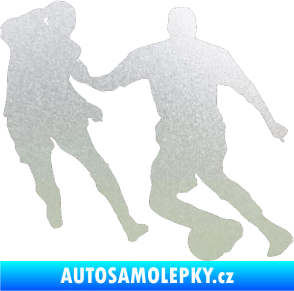 Samolepka Fotbalista 045 pravá pískované sklo
