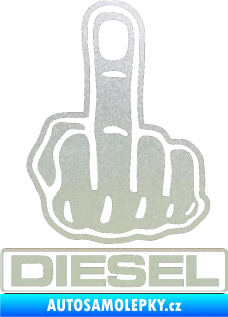 Samolepka Fuck off diesel pískované sklo