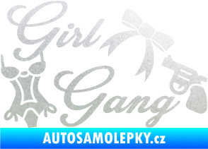 Samolepka Girl gang 001 pískované sklo