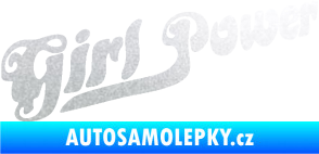 Samolepka Girl Power nápis pískované sklo