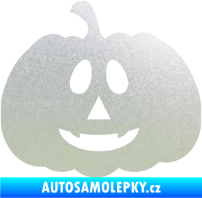 Samolepka Halloween 017 levá dýně pískované sklo