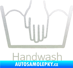 Samolepka Handwash ruční mytí pískované sklo