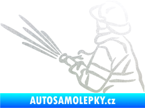 Samolepka Hasič 015 levá pískované sklo