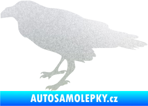 Samolepka Havran 001 levá pískované sklo