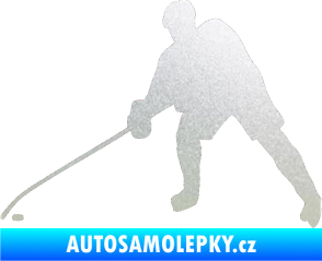 Samolepka Hokejista 002 levá pískované sklo