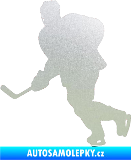 Samolepka Hokejista 009 levá pískované sklo