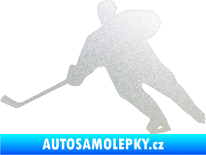 Samolepka Hokejista 014 levá pískované sklo