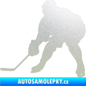 Samolepka Hokejista 016 levá pískované sklo