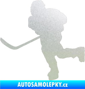 Samolepka Hokejista 017 levá pískované sklo