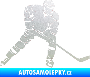 Samolepka Hokejista 026 pravá pískované sklo