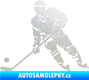 Samolepka Hokejista 027 levá pískované sklo