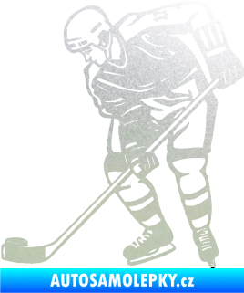 Samolepka Hokejista 029 levá pískované sklo