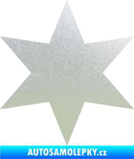 Samolepka Hvězda 002 pískované sklo