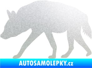 Samolepka Hyena 001 levá pískované sklo