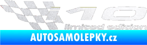 Samolepka i10 limited edition levá pískované sklo