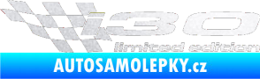 Samolepka i30 limited edition levá pískované sklo