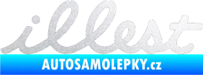 Samolepka Illest 001 pískované sklo