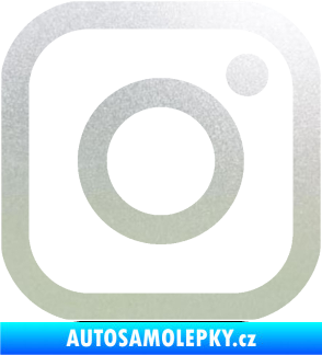 Samolepka Instagram logo pískované sklo