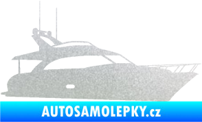 Samolepka Jachta 001 pravá pískované sklo