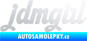 Samolepka Jdm girl 002 nápis pískované sklo