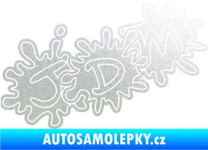 Samolepka JDM kaňky 002 pískované sklo
