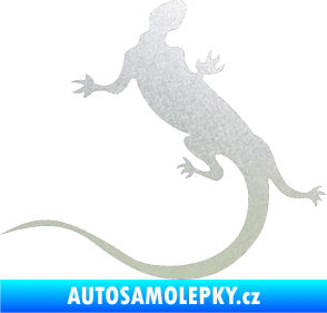 Samolepka Ještěrka 004 levá pískované sklo
