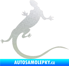 Samolepka Ještěrka 004 pravá pískované sklo