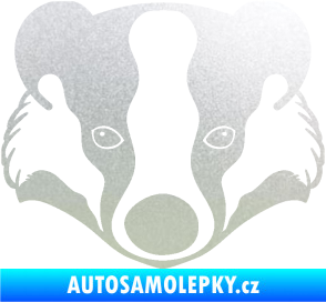 Samolepka Jezevec 001  pískované sklo