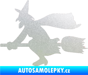 Samolepka Ježibaba levá pískované sklo