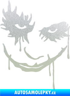 Samolepka Joker 003 pravá tvář pískované sklo