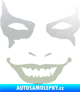 Samolepka Joker 004 tvář levá pískované sklo