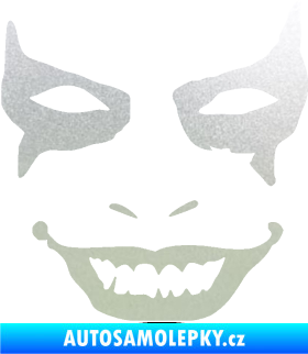 Samolepka Joker 004 tvář pravá pískované sklo