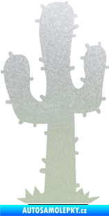 Samolepka Kaktus 001 levá pískované sklo