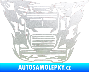 Samolepka Kamion 001 nákladní auto pískované sklo