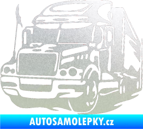 Samolepka Kamion 002 levá nákladní auto pískované sklo