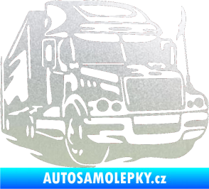 Samolepka Kamion 002 pravá nákladní auto pískované sklo