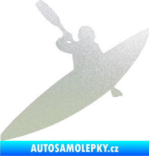 Samolepka Kanoista 001 levá pískované sklo