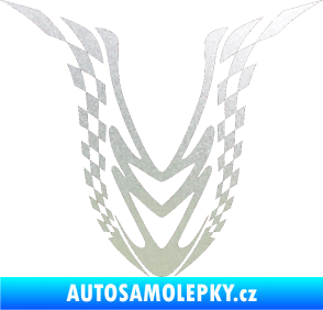 Samolepka Kapota 006 šachovnice pískované sklo