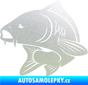 Samolepka Kapr 008 levá pískované sklo