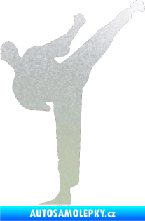 Samolepka Karate 001 pravá pískované sklo