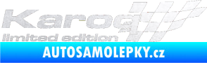 Samolepka Karoq limited edition pravá pískované sklo