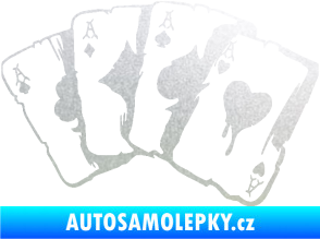 Samolepka Karty 004 pískované sklo