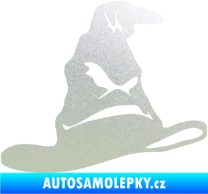 Samolepka Klobouk 001 pravá pískované sklo